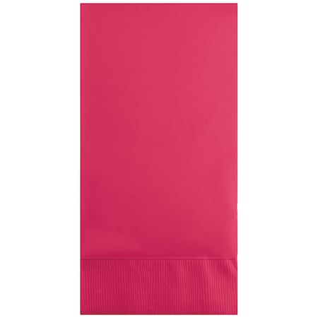 Touch Of Color Hot Magenta Pink Guest Towels, 4"x8", 192PK 95177
